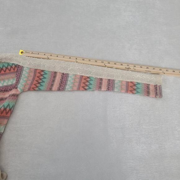 Miss Me Southwestern pattern open cardigan ladies sweater Size Small Country - Picture 5 of 8